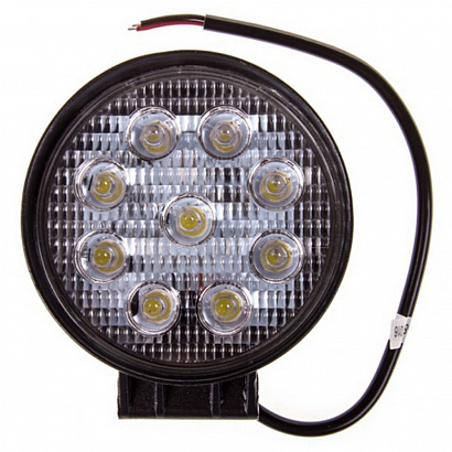 Фара противотуманная SKYWAY OFF ROAD 110*70мм прямоугольная 12V/24V 18W 6000К 6 диодов Дальний свет