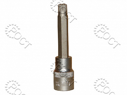 Головка торцевая  SPLINE М10 (1/2") 100 мм со вставкой АвтоDело (39610)