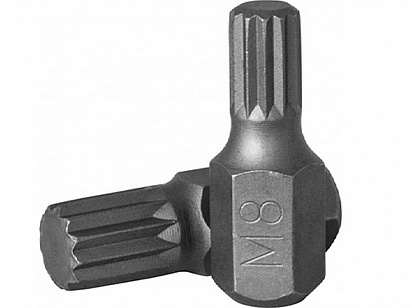Бита SPLINE М 8 (шестигр. 10мм, длина 30мм) сталь S2 JONNESWAY (D10M30M08A)