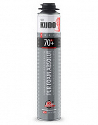 Пена монтажная профессиональная  KUDO PROFF 70+ (1000 мл., 1010 гр.)