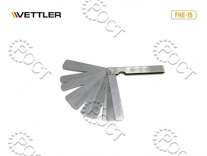 Щупы измерительные набор FHE-15 15 листов (0.05-0.63мм) VETTLER