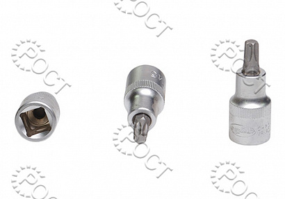 Головка торцевая  TORX Т45 (1/2")  55 мм со вставкой АвтоDело (39345)