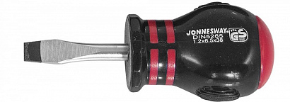 Отвертка шлицевая SL6,5  38мм серия HERCULES JONNESWAY (D03S638)