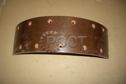 Накладка колодки задней Г-53, 3307, ПАЗ длинная сверленая (асб.)