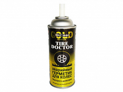 Герметик шин Hi-Gear "TIRE DOCTOR" аварийный быстрого действия (340 г) аэрозоль (HG5335)