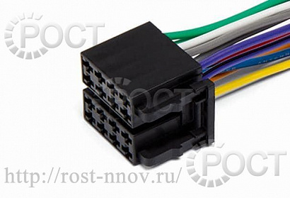 Колодка радиоаппаратуры ВАЗ-2108-12 (комплект) с проводами (уп-ка 10шт.) CARGEN