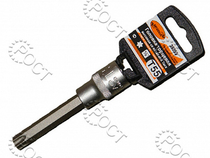 Головка торцевая  TORX Т55 (1/2") 100 мм со вставкой АвтоDело "Professional"