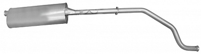 Глушитель Г-3302 удлиненная дв. ЗМЗ-405, 406 Евро-3