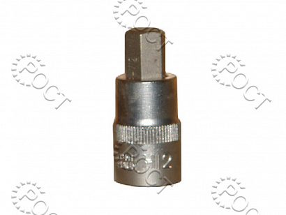 Головка торцевая  HEX 12 мм (1/2")  55 мм со вставкой АвтоDело (39292)
