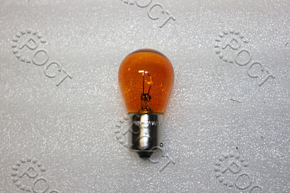 Лампа 12 V 21 W (повторитель) (смещенный цоколь) ВАU15s (желтая) (17714)