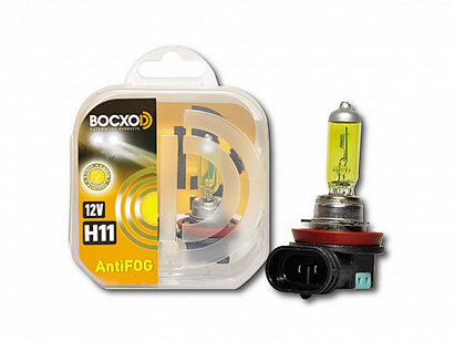 Лампа галогеновая H11 12V  55W ВОСХОD  YELLOW 3000 K PGJ19-2 (2шт,к-т) (80192AF)
