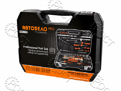 Набор инструмента  АвтоDело "Professional" 101 предм. 1/2"-1/4" (39801)