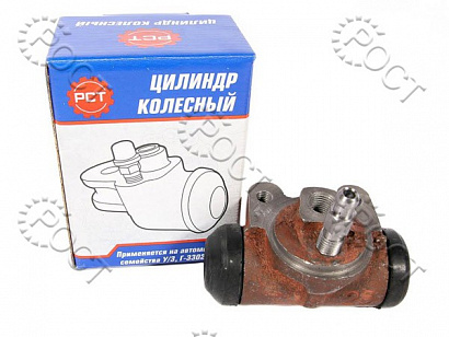 Цилиндр рабочий тормозной Г-3110, Г-2217, УАЗ задний d=28, штуцер М12 "РСТ"
