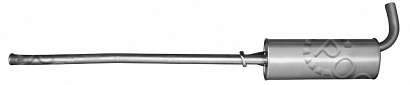 Глушитель Г-3302 удлиненная дв. УМЗ-4216 Евро-3