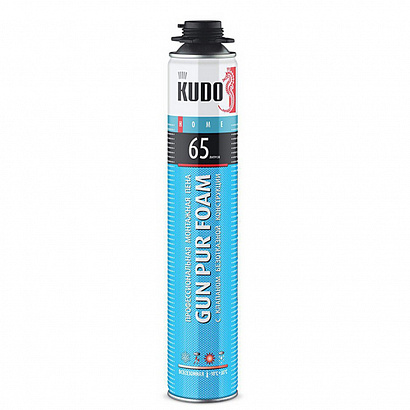 Пена монтажная профессиональная  KUDO HOME 65 (1000 мл., 900 гр.) всесезонная