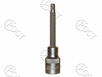 Головка торцевая  HEX  6 мм (1/2") 100 мм со вставкой АвтоDело (39386)