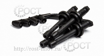 Провода высоковольтные дв. ЗМЗ-406 на катушку BOSCH (с наконечником)