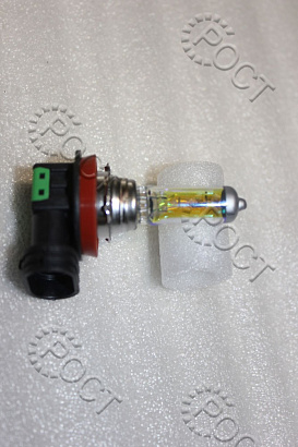 Лампа галогеновая H11 12V  55W всепогодная "4 сезона" иномарки (17978)