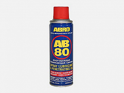 Смазка универсальная АВ-80 "ABRO" (210 мл) аэроз