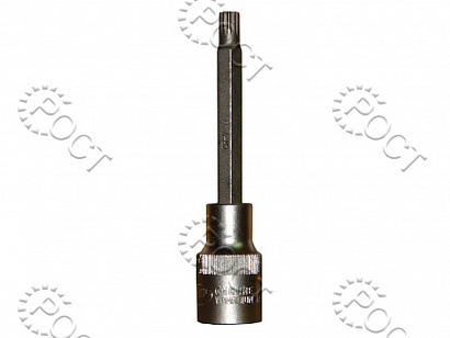 Головка торцевая  SPLINE М 8 (1/2") 100 мм со вставкой АвтоDело (39608)