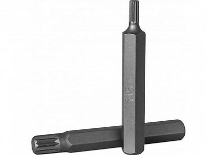Бита SPLINE М 6 (шестигр. 10мм, длина 75мм) сталь S2 JONNESWAY (D10M75M06A)