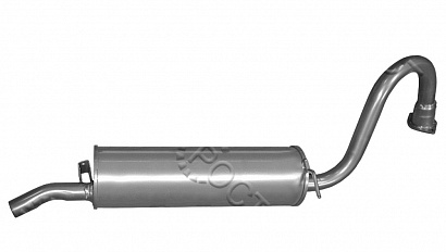 Глушитель Г-3110 (дв.Крайслер) задняя часть