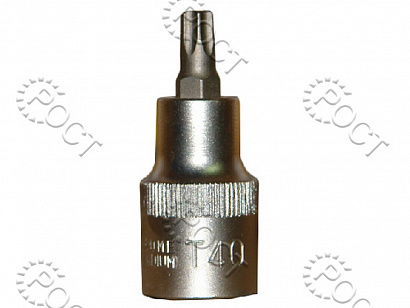 Головка торцевая  TORX Т40 (1/2")  100 мм со вставкой АвтоDело (39640)