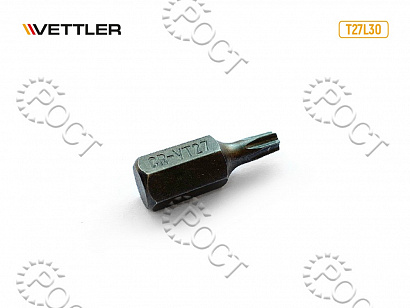 Бита вставка TORX T27 3/8" 30мм VETTLER