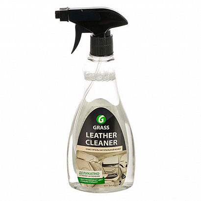 Очиститель обивки салона GraSS "Leather Cleaner" кожи натур. (500 мл) триггер