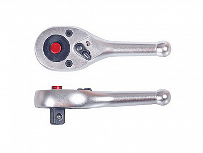 Трещотка  3/8" L130 мм 45 зубов короткая АвтоDело (39769)
