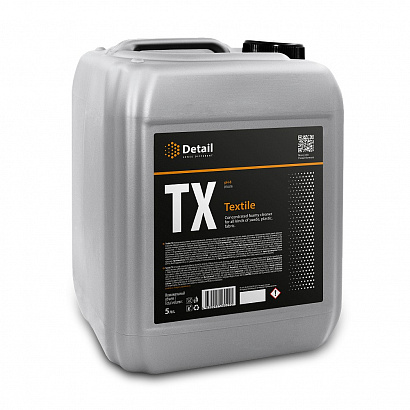 Очиститель обивки салона "Detail" TX "Textile" универсальный (5 л.) канистра