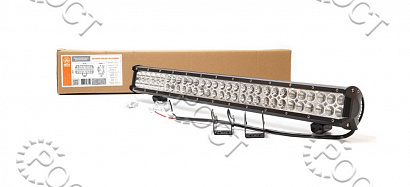 Фара светодиодная дополнительная (60 LED) комбинированный свет направленный/рассеянный (балка 710*62*85) крепление по бокам (180Вт, 12/24В)