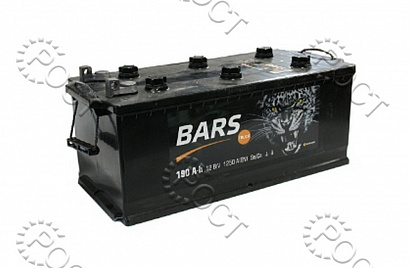 Аккумулятор 190 "BARS SILVER" рос. полярность (болт) (524*239*223) пусковой ток 1250А