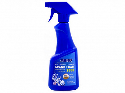 Очиститель салона универсальный GRAND FOAM 2000 (473мл) (ABRO) триггер-спрей