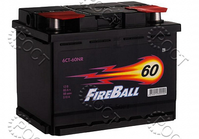 Аккумулятор  60 "FIRE BALL" обратная полярность (L2-_242*175*190) пусковой ток 510А