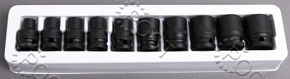 Набор головок ударных  1/2" (10 предметов) ( 8-24 мм)