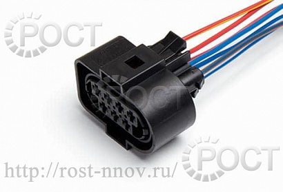 Колодка блок-фары ВАЗ-1117,1118,1119 с проводами (уп-ка 10шт.) CARGEN