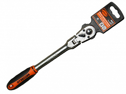 Трещотка 1/2" L250 мм 72 зуба шарнирная АвтоDело (39725)