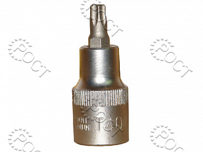 Головка торцевая  TORX Т40 (1/2")  55 мм со вставкой АвтоDело (39340)
