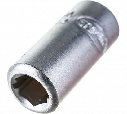 Переходник -держатель для бит (шестиг 1/4", квадрат 1/4") АвтоDело (39629)