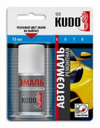 Краска-кисточка KUDO (233) белый