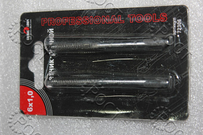 Метчик ручной М 6х1,0 (к-кт в блистере из 2 шт.)
