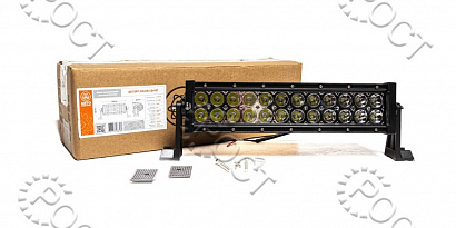 Фара светодиодная дополнительная (24 LED) направленный свет (балка 336*85*120) крепление по бокам (72Вт, 12/24В)