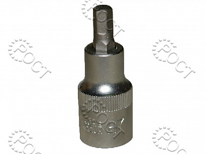 Головка торцевая  HEX  7 мм (1/2")  55 мм со вставкой АвтоDело (39287)